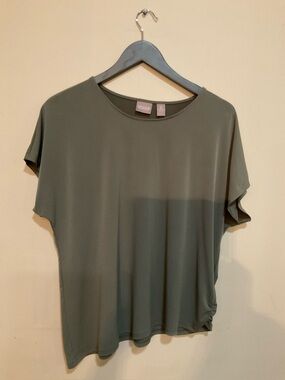 Chico’s short-sleeve crew neck blouse from